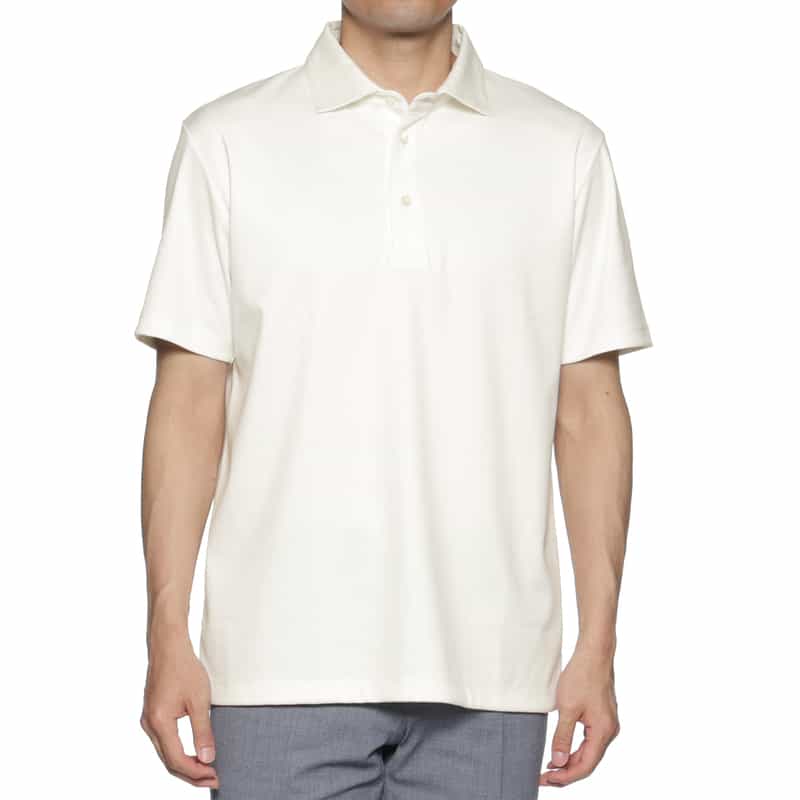 BARNEYS NEW YORK ポロシャツ WHITE