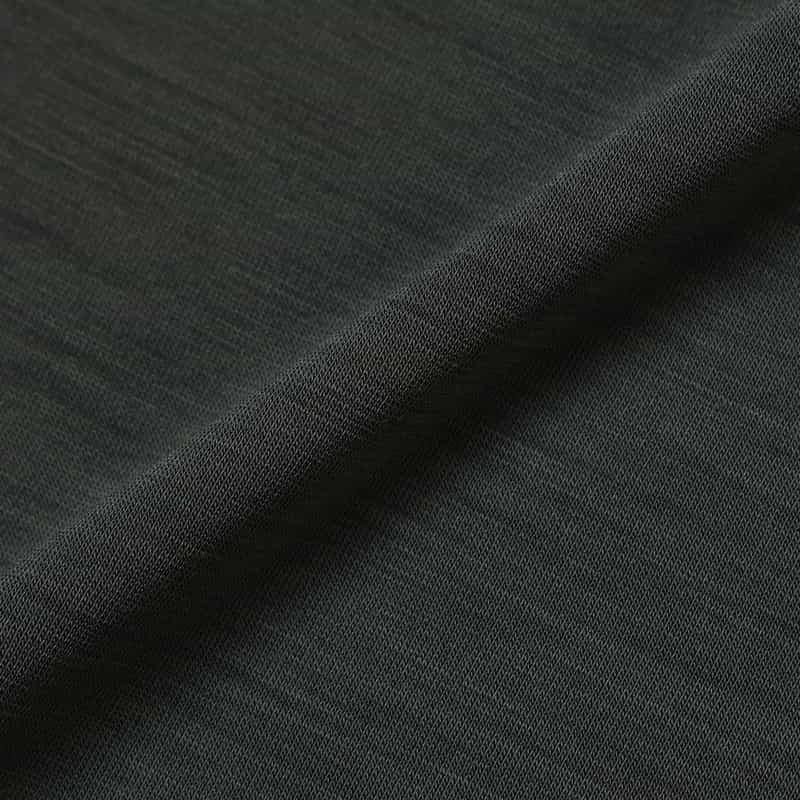 BARNEYS NEW YORK ウォッシャブル ウール素材ポロシャツ GRAY