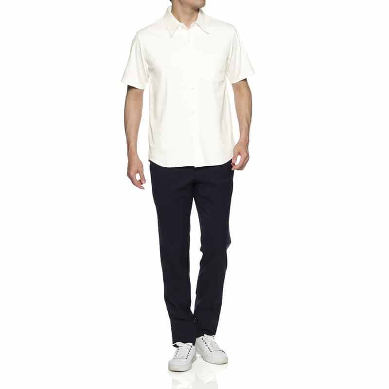 BARNEYS NEW YORK レギュラーカラーシャツ WHITE