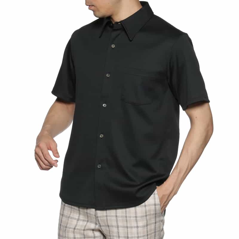 BARNEYS NEW YORK レギュラーカラーシャツ BLACK