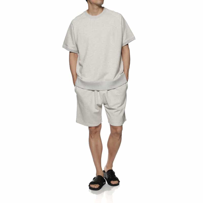 BARNEYS NEW YORK セットアップ "BARNEYS" ロゴ入りスウェットプルオーバー GRAY