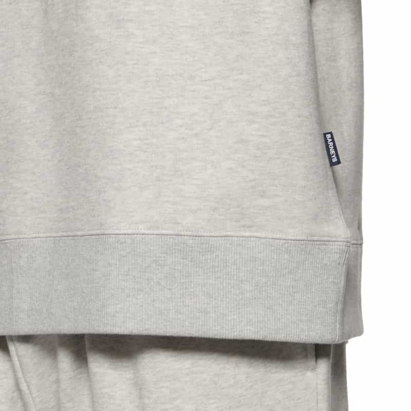 BARNEYS NEW YORK セットアップ "BARNEYS" ロゴ入りスウェットプルオーバー GRAY