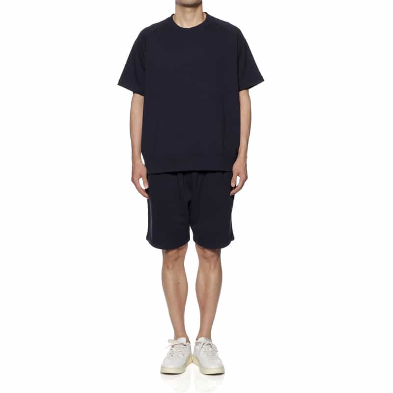 BARNEYS NEW YORK セットアップ "BARNEYS" ロゴ入りスウェットプルオーバー NAVY