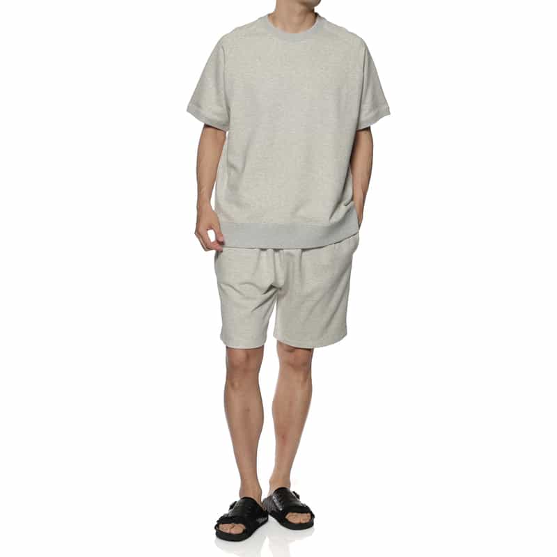 BARNEYS NEW YORK セットアップ "BARNEYS"ロゴ入りスウェットショーツ GRAY