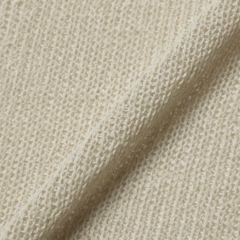 BARNEYS NEW YORK ウォッシャブル メッシュニットプルオーバー IVORY