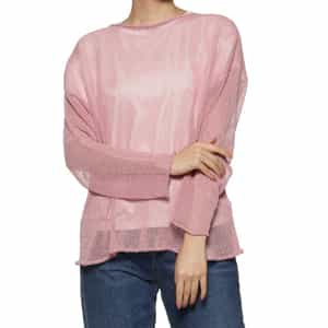 ウォッシャブル メッシュニットプルオーバー