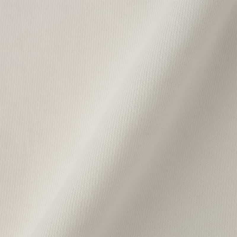 BARNEYS NEW YORK ウォッシャブル 裏毛クルーネックカットソー OFF WHITE