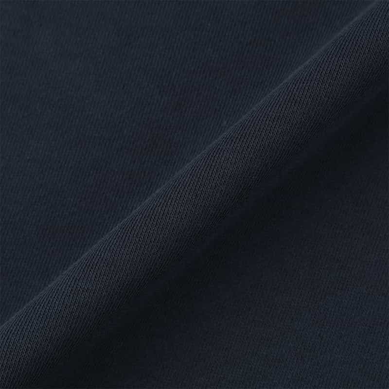 BARNEYS NEW YORK ウォッシャブル 裏毛クルーネックカットソー NAVY