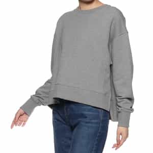 ウォッシャブル 裏毛クルーネックカットソー