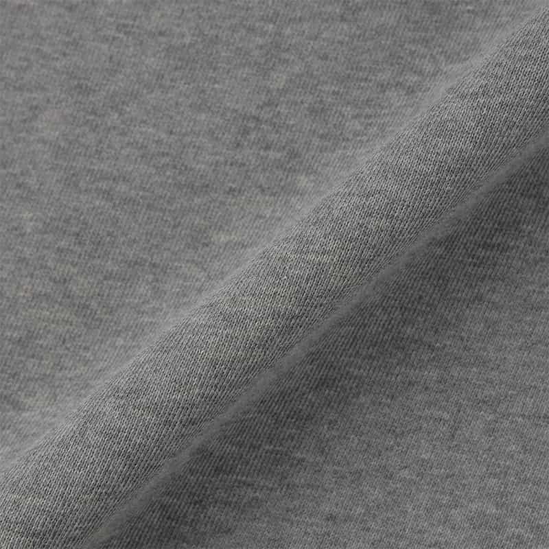 BARNEYS NEW YORK ウォッシャブル 裏毛クルーネックカットソー LIGHT GRAY