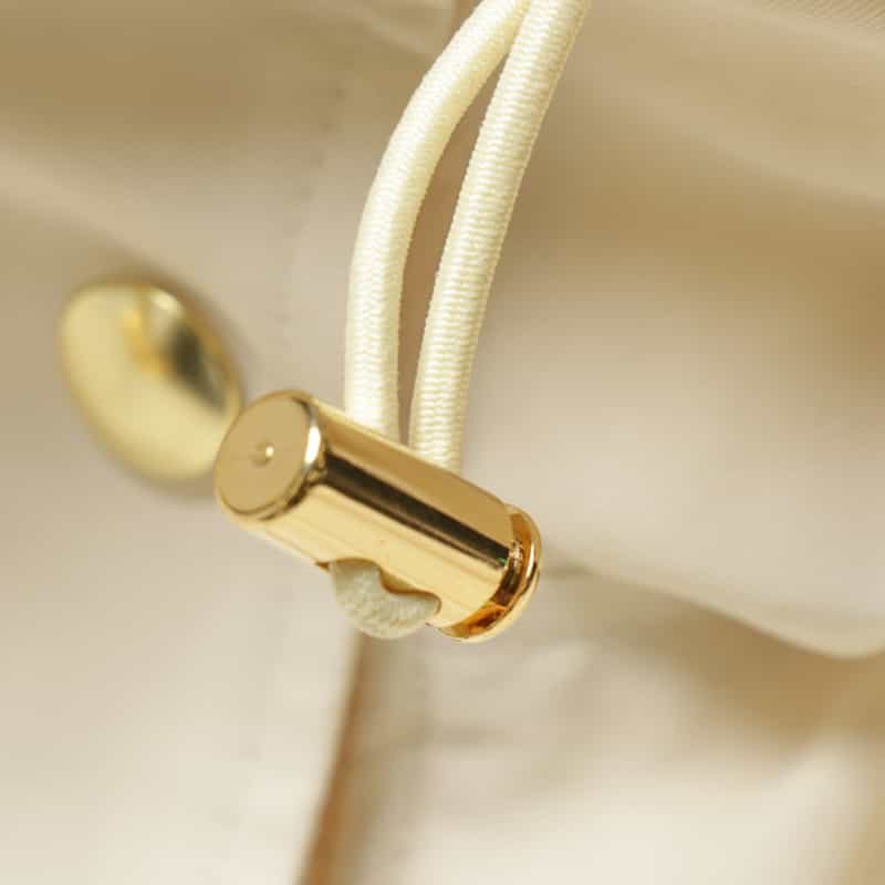 BARNEYS NEW YORK ウォッシャブル フード付きブルゾン IVORY