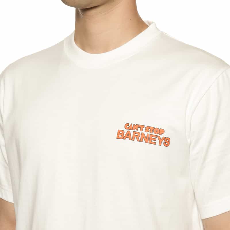 BARNEYS NEW YORK プリントTシャツ "CANT STOP BARNEYS" WHITE