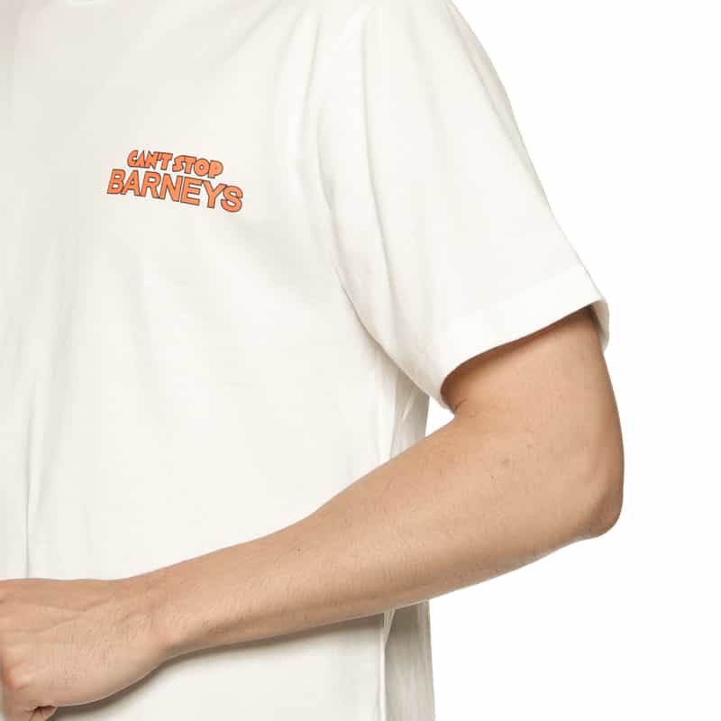 BARNEYS NEW YORK プリントTシャツ "CANT STOP BARNEYS" WHITE