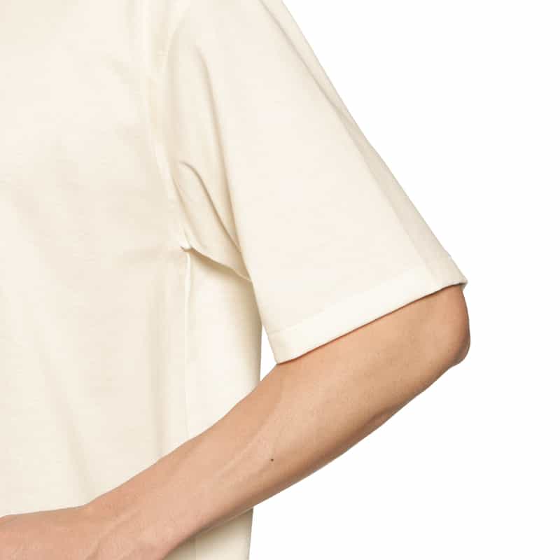 BARNEYS NEW YORK ヘビージャージー素材オーバーサイズTシャツ WHITE