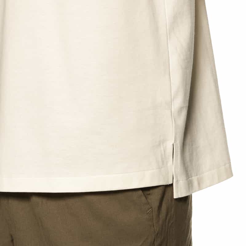 BARNEYS NEW YORK ヘビージャージー素材オーバーサイズTシャツ WHITE