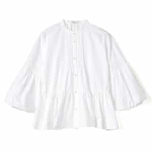ウォッシャブル ギャザーブラウス