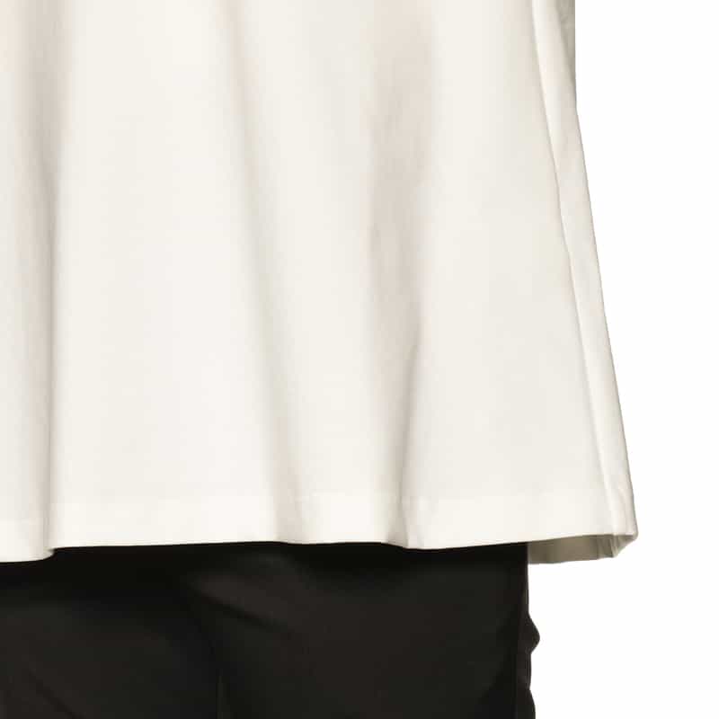 BARNEYS NEW YORK ウォッシャブル フリルスリーブ カットソー WHITE