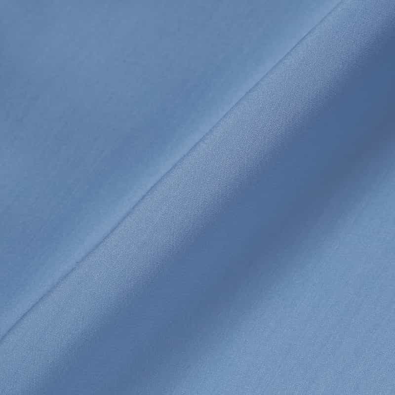 BARNEYS NEW YORK ウォッシャブル パールボタン ティアードドレス BLUE