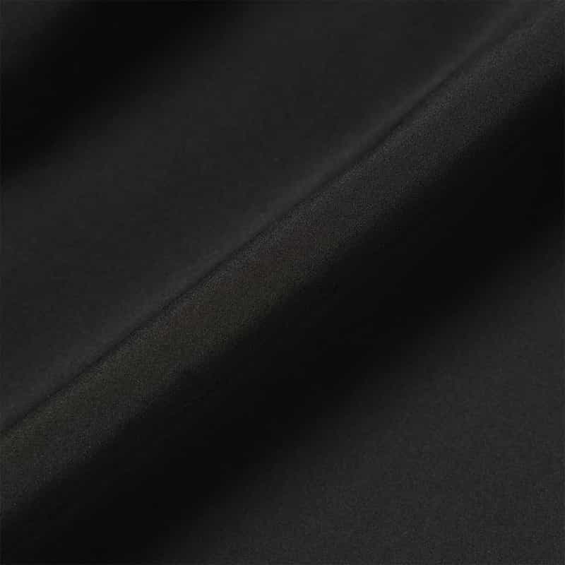 BARNEYS NEW YORK ウォッシャブル パールボタン ティアードドレス BLACK