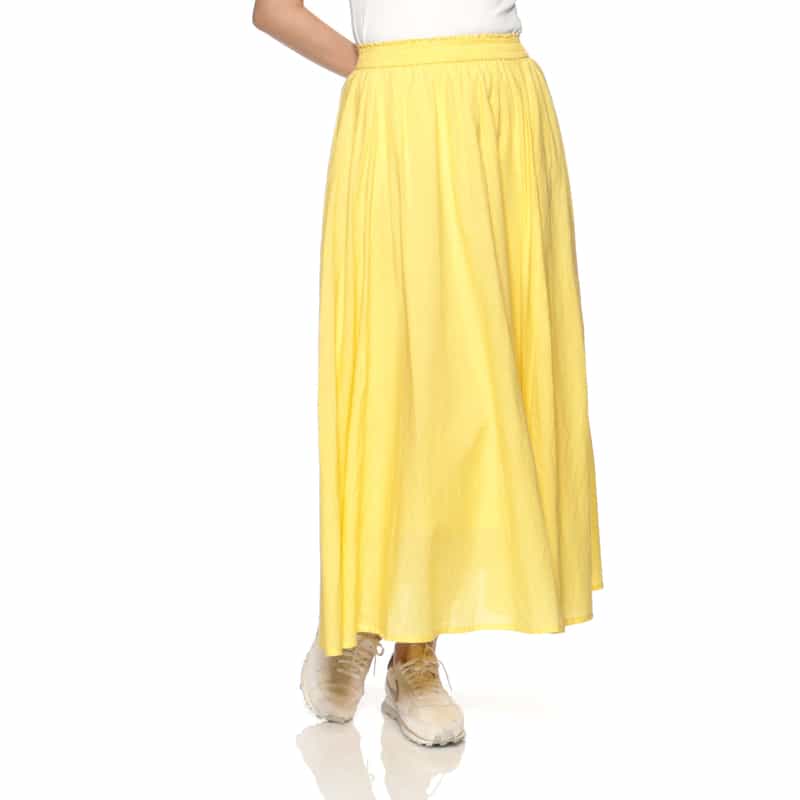 ウォッシャブルロングフレアスカート（2169949）｜BARNEYS NEW