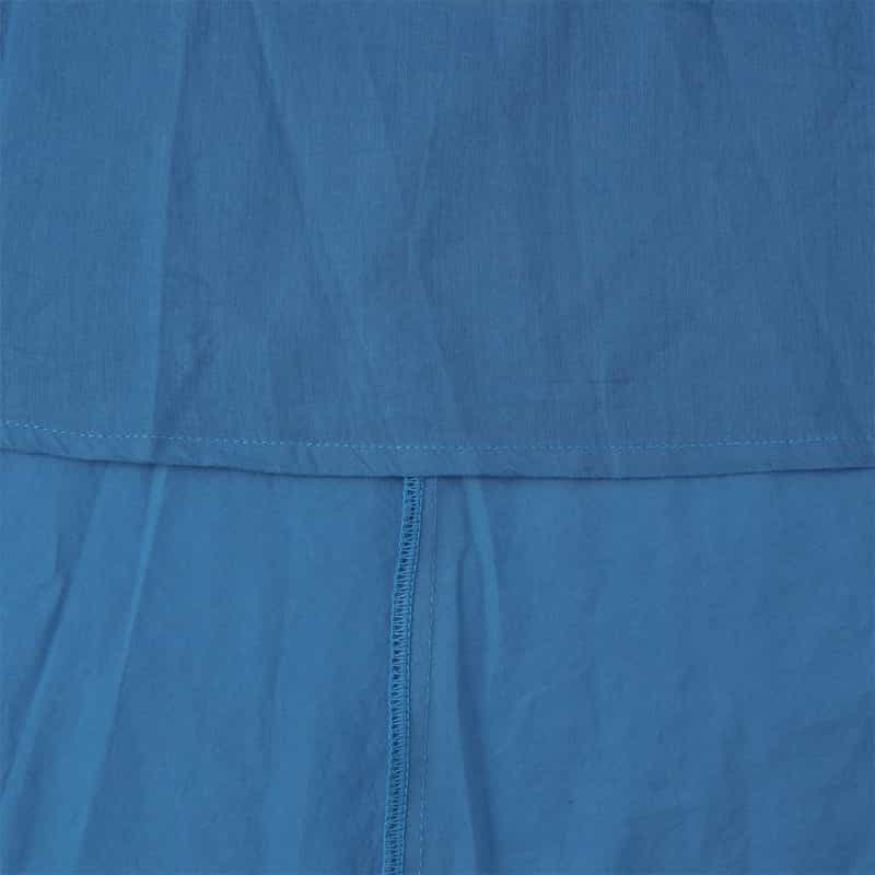 BARNEYS NEW YORK ウォッシャブル フレアスカート BLUE