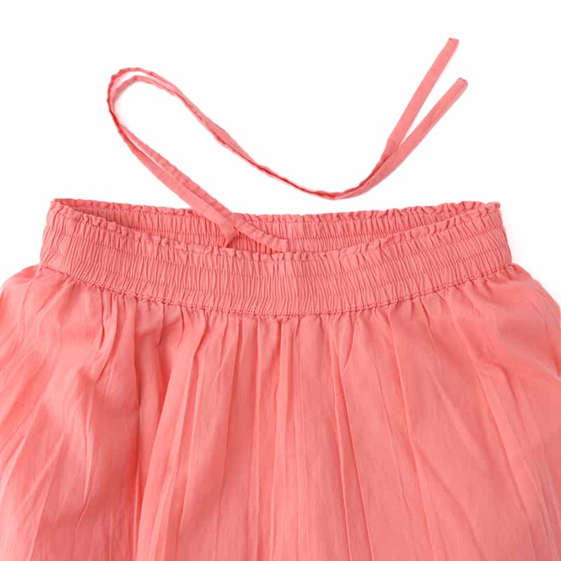 BARNEYS NEW YORK ウォッシャブル フレアスカート PINK