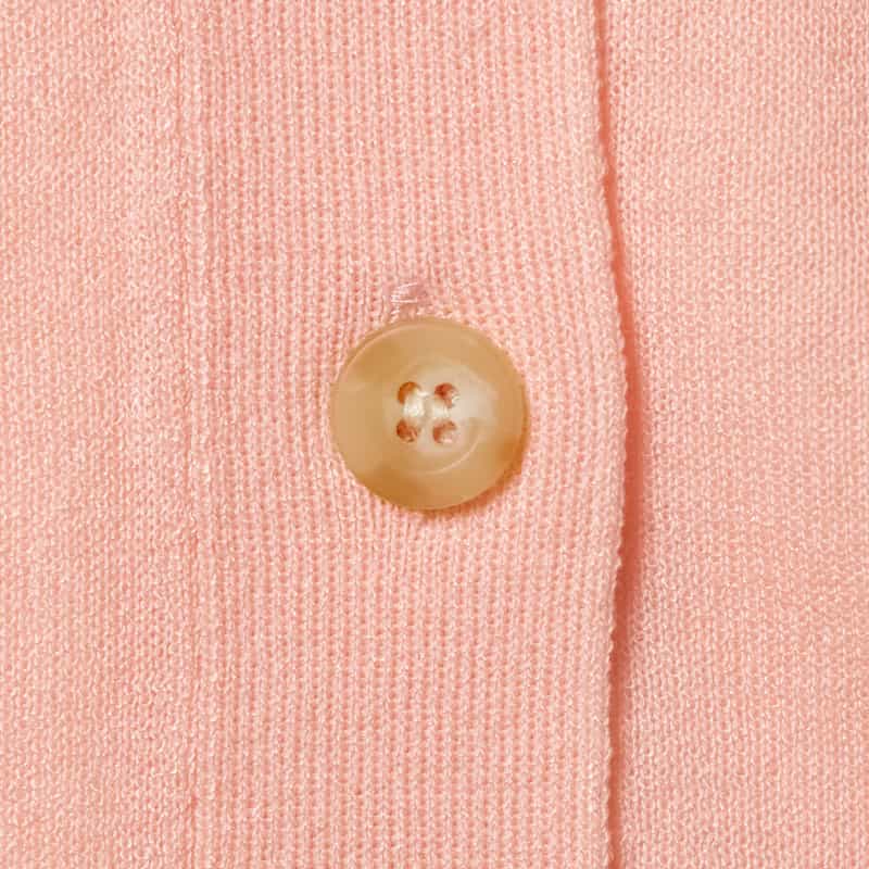 BARNEYS NEW YORK Vネック ハーフスリーブ オーバーサイズニットカーディガン LIGHT PINK