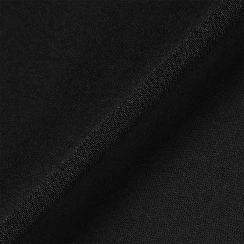 BARNEYS NEW YORK Vネック ハーフスリーブ オーバーサイズニットカーディガン BLACK