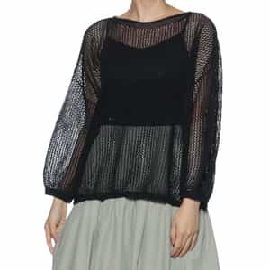 メッシュニットプルオーバー