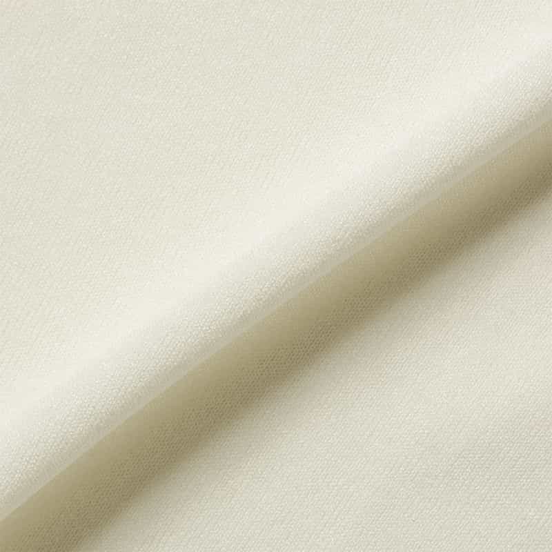 BARNEYS NEW YORK ハーフスリーブ シアーニットプルオーバー WHITE