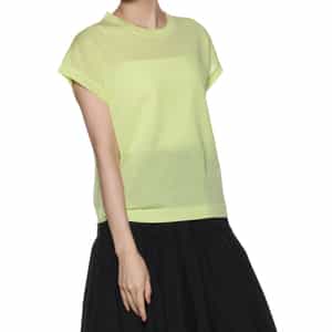 ハーフスリーブ シアーニットプルオーバー