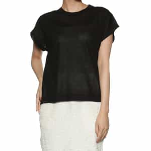 ハーフスリーブ シアーニットプルオーバー