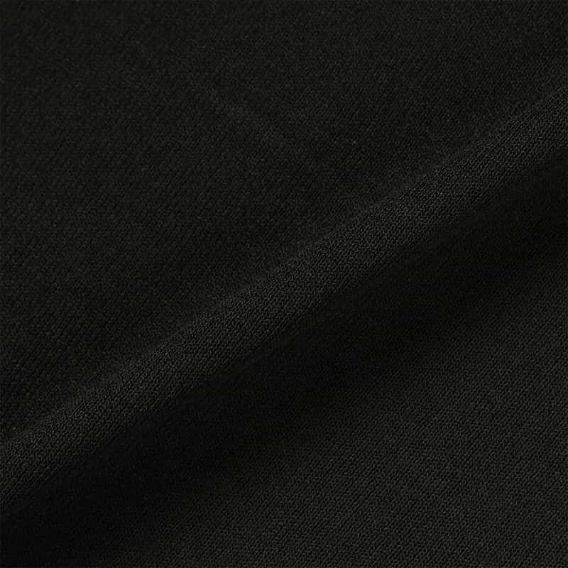 BARNEYS NEW YORK ハーフスリーブ シアーニットプルオーバー BLACK