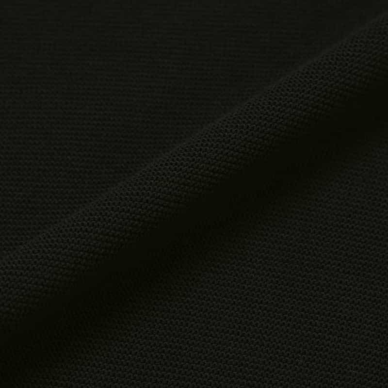 BARNEYS NEW YORK コットン素材 ハーフスリーブ ボートネックニットプルオーバー BLACK