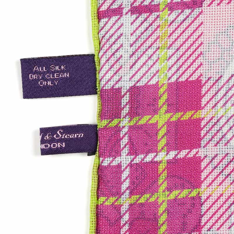 SEAWARD＆STEARN ポケットチーフ PINK