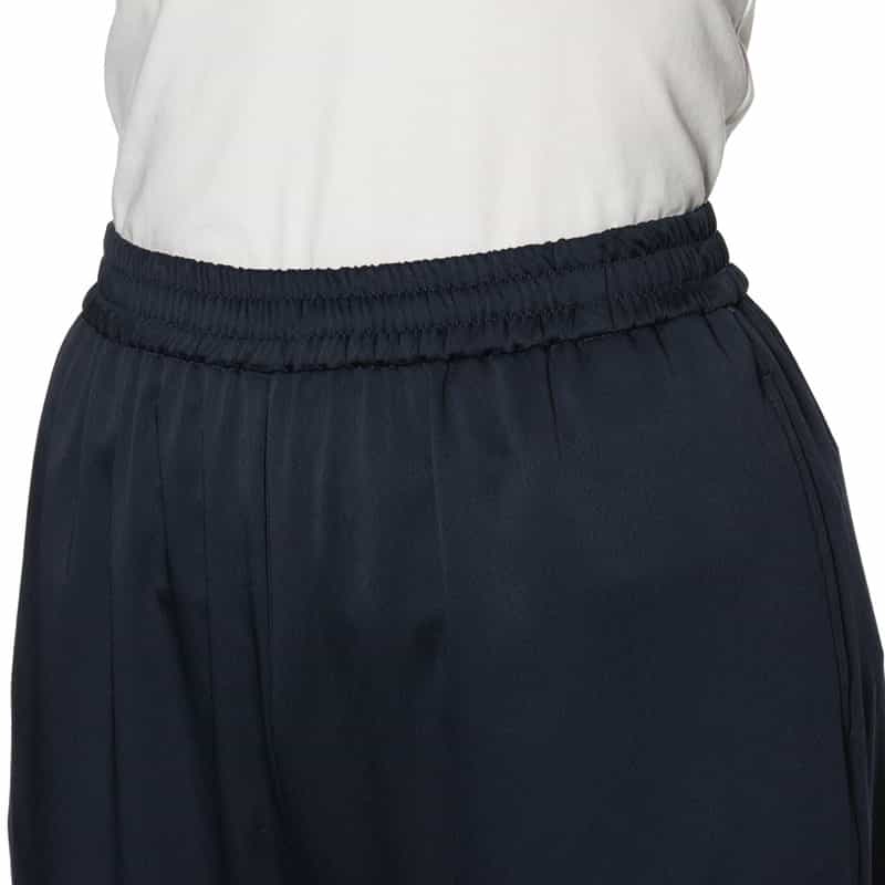 BARNEYS NEW YORK セットアップ ウォッシャブル イージーバルーンパンツ NAVY