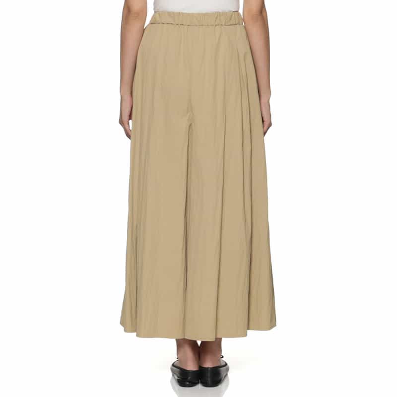 BARNEYS NEW YORK ウォッシャブル ボリュームタック イージーパンツ BEIGE