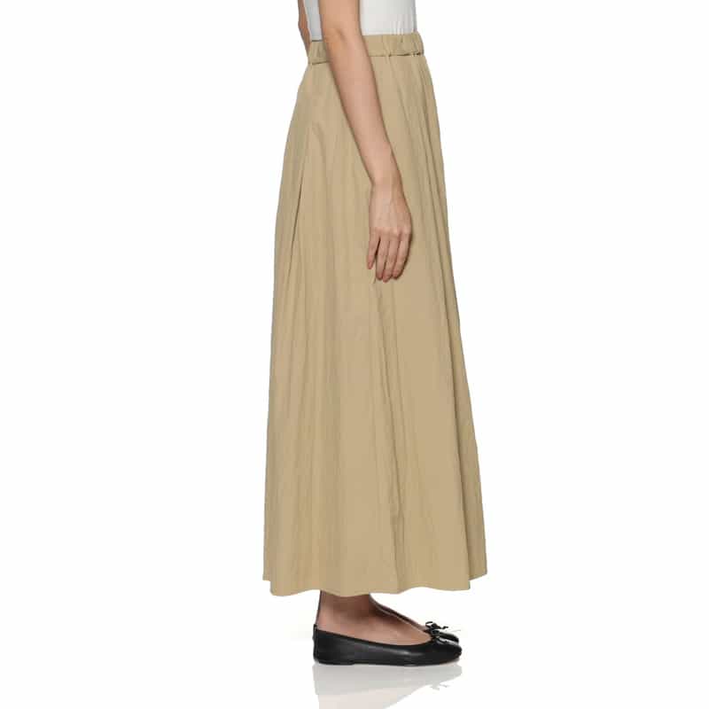 BARNEYS NEW YORK ウォッシャブル ボリュームタック イージーパンツ BEIGE