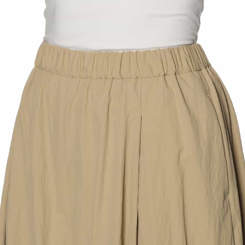 BARNEYS NEW YORK ウォッシャブル ボリュームタック イージーパンツ BEIGE