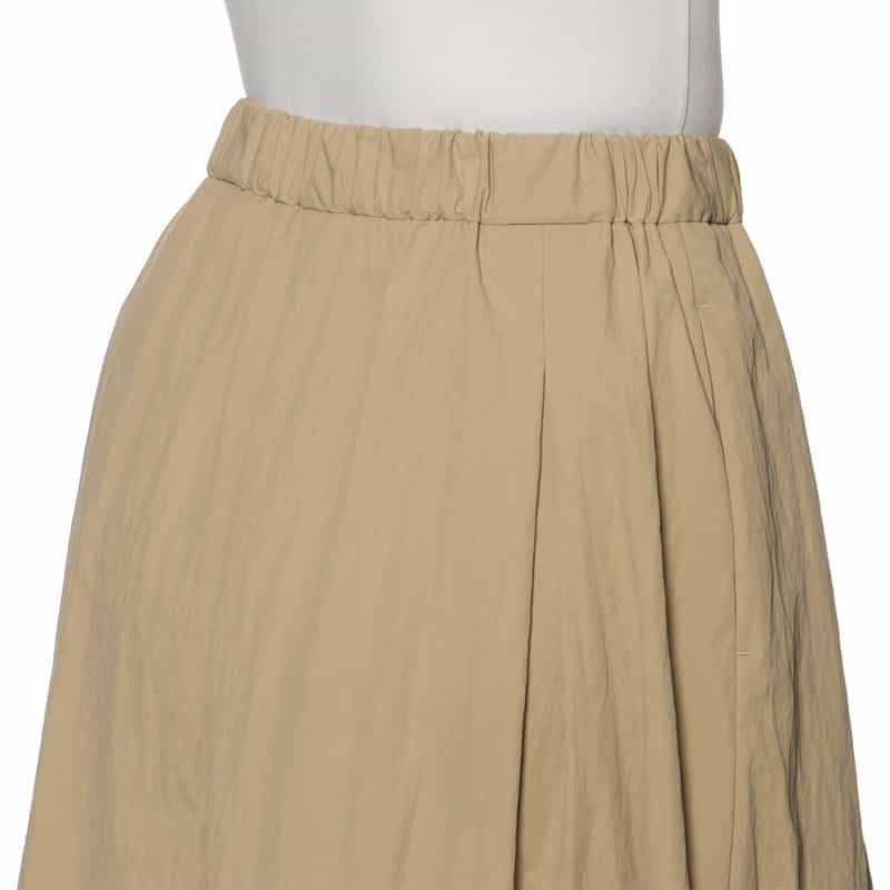 BARNEYS NEW YORK ウォッシャブル ボリュームタック イージーパンツ BEIGE