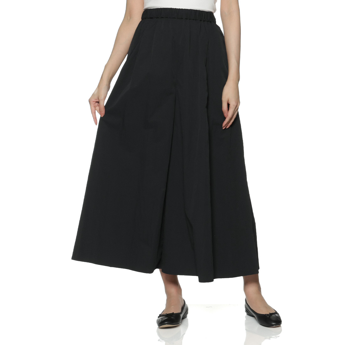 ウォッシャブル ボリュームタック イージーパンツ