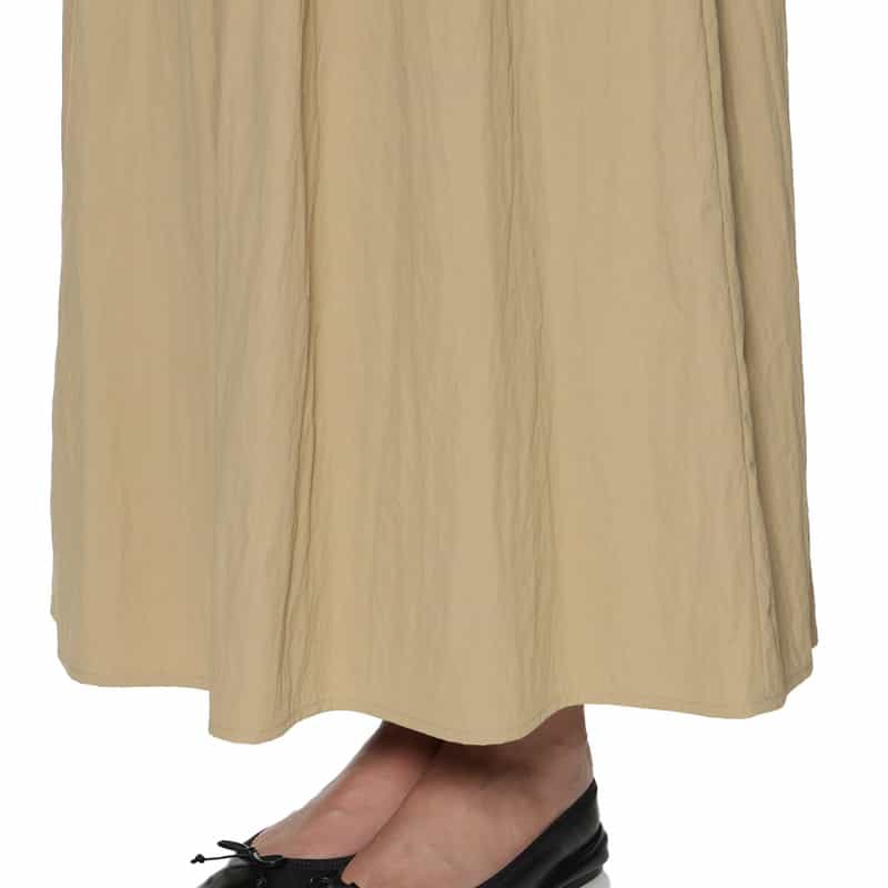 BARNEYS NEW YORK ウォッシャブル ボリュームタック イージーパンツ BLACK