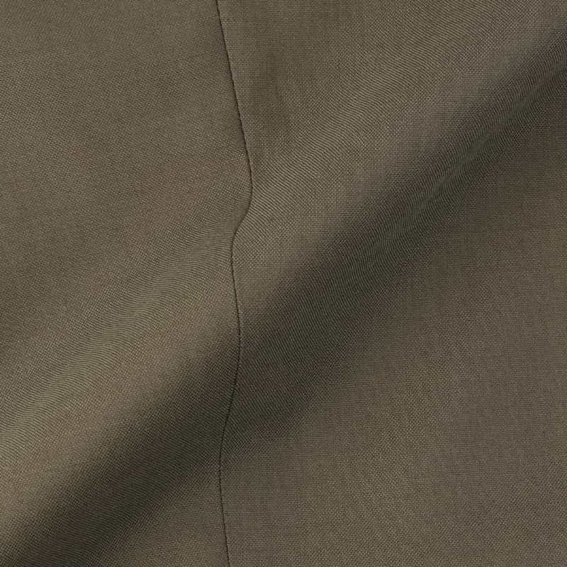 BARNEYS NEW YORK ウール素材スリムストレートパンツ KHAKI