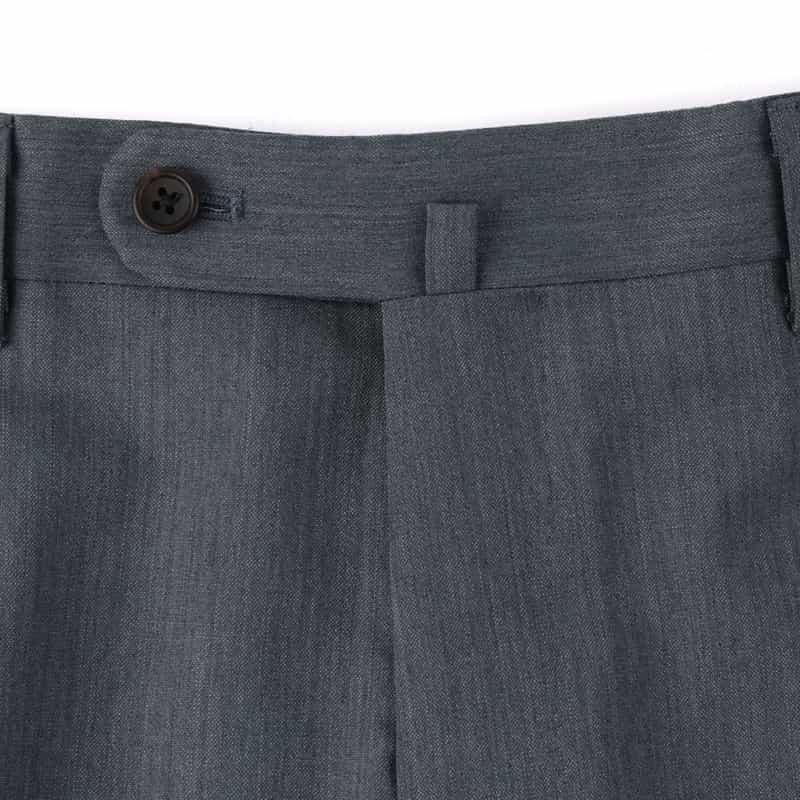 BARNEYS NEW YORK ウール素材スリムストレートパンツ BLUE