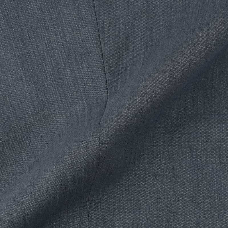 BARNEYS NEW YORK ウール素材スリムストレートパンツ BLUE