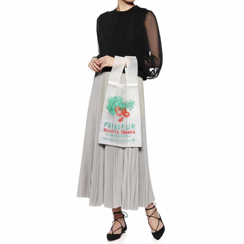 BRIGITTE TANAKA BRIGITTE TANAKA＜ブリジットタナカ＞オーガンジー刺繍トートバッグ "PRIMEUR" NONE(0000)