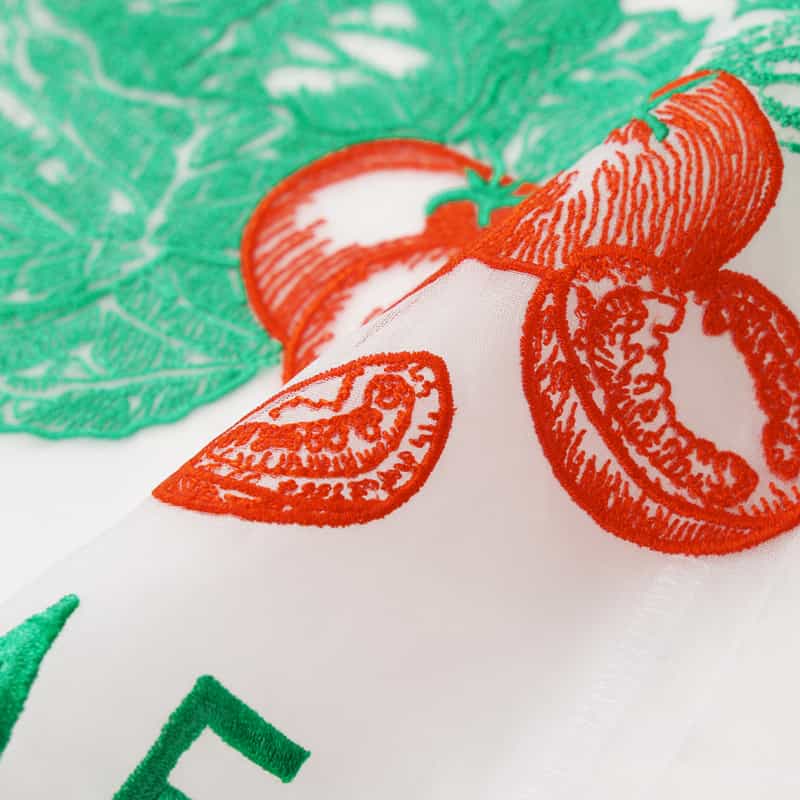 BRIGITTE TANAKA BRIGITTE TANAKA＜ブリジットタナカ＞オーガンジー刺繍トートバッグ "PRIMEUR" NONE(0000)