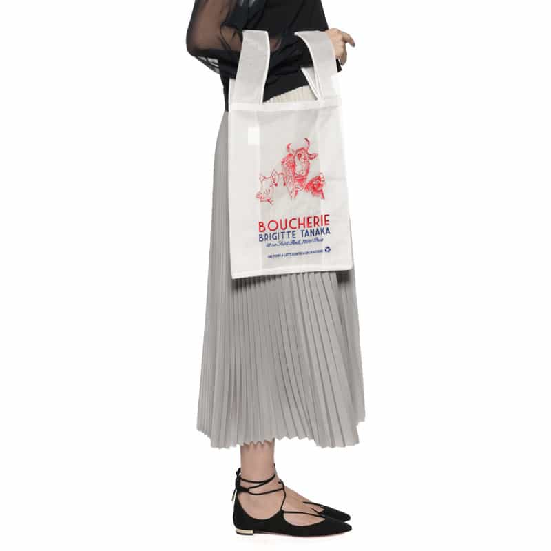 BRIGITTE TANAKA BRIGITTE TANAKA＜ブリジットタナカ＞オーガンジー刺繍トートバッグ "BOUCHERIE" NONE(0000)
