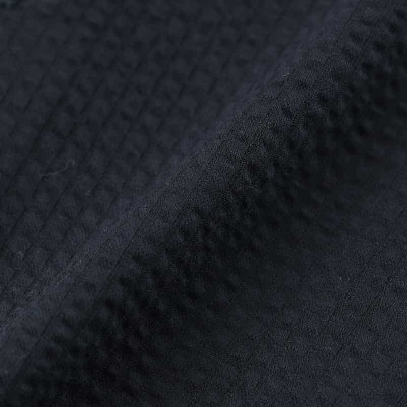 BARNEYS NEW YORK シアサッカー素材ストライプシャツ NAVY