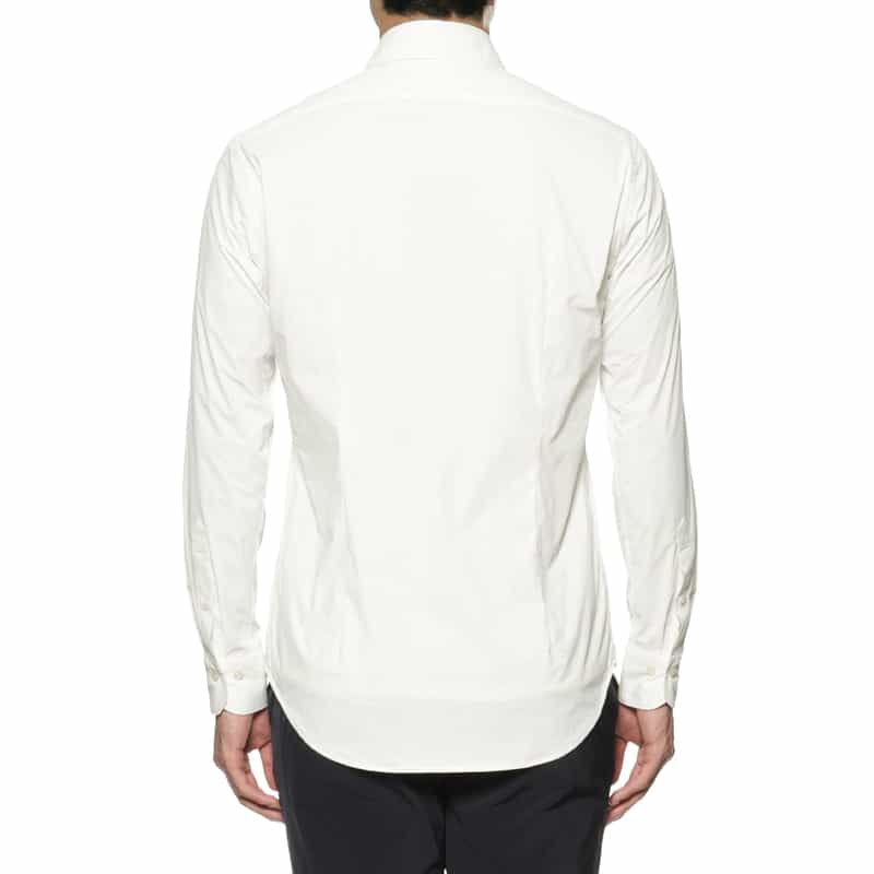 BARNEYS NEW YORK ストレッチシャツ WHITE